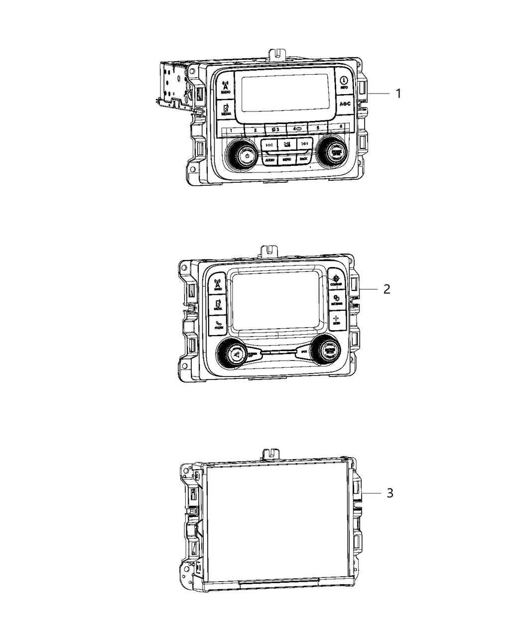 Mopar 68356525AA Radio-Multi Media