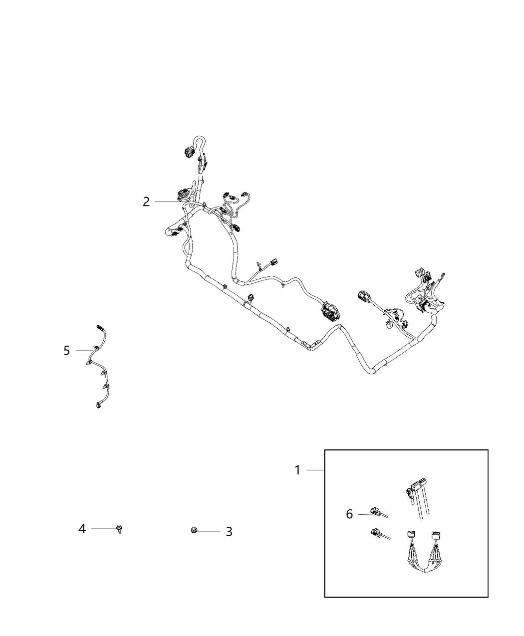 Mopar 52112324AD Wiring-Front End Module