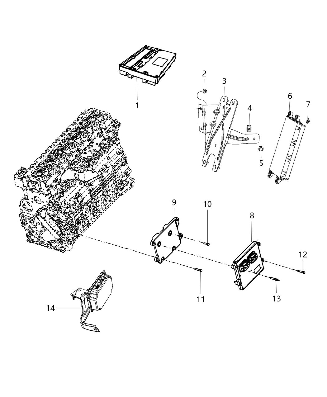 Mopar R8170201AB Module-Engine Controller