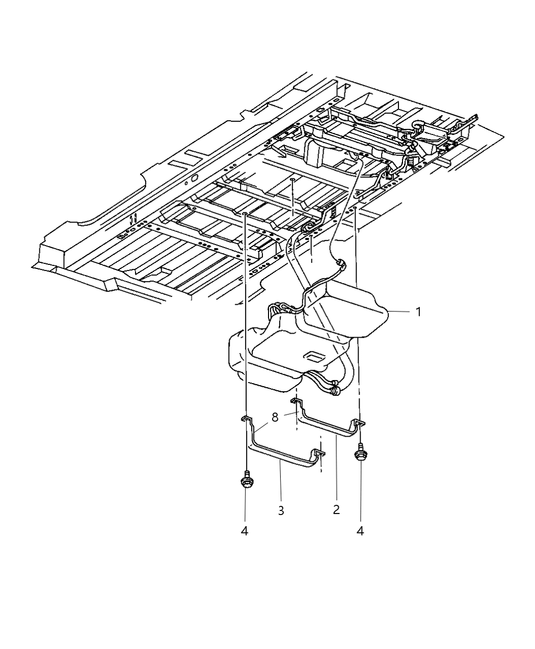 Mopar 4880225AB Shield-Fuel Tank Heat