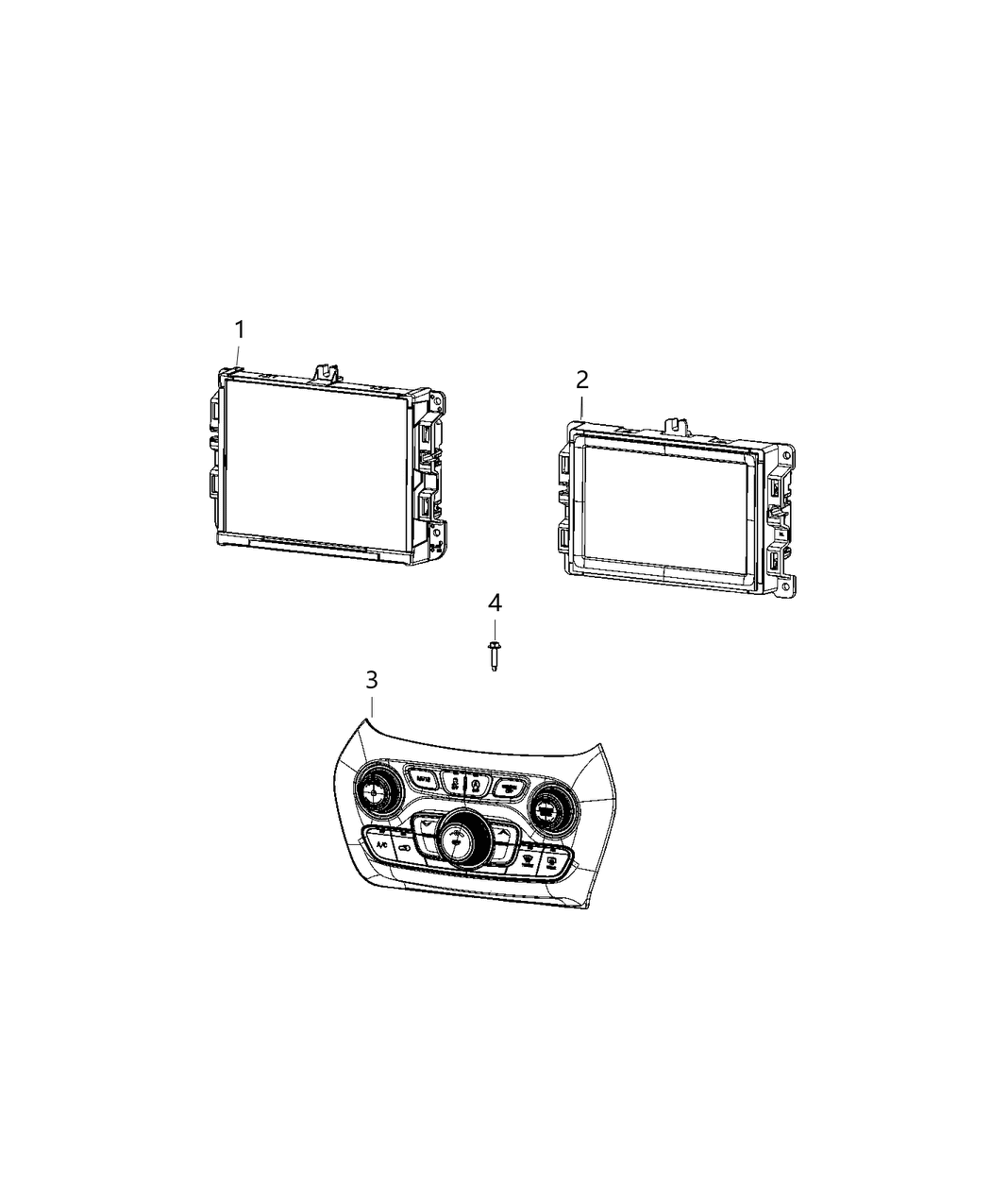 Mopar 68474413AC Radio-Multi Media