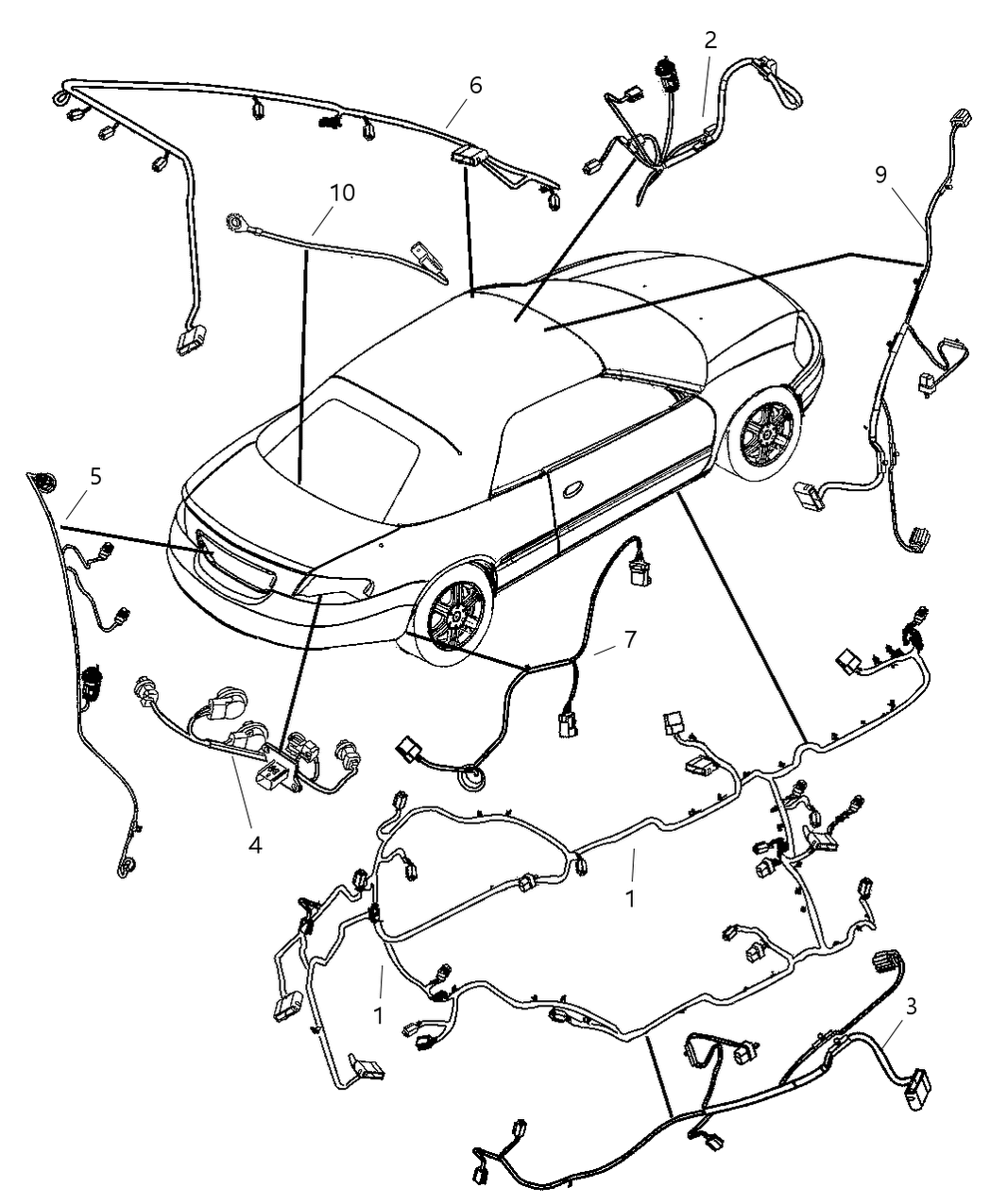 Mopar 4608939AD Wiring-Unified Body