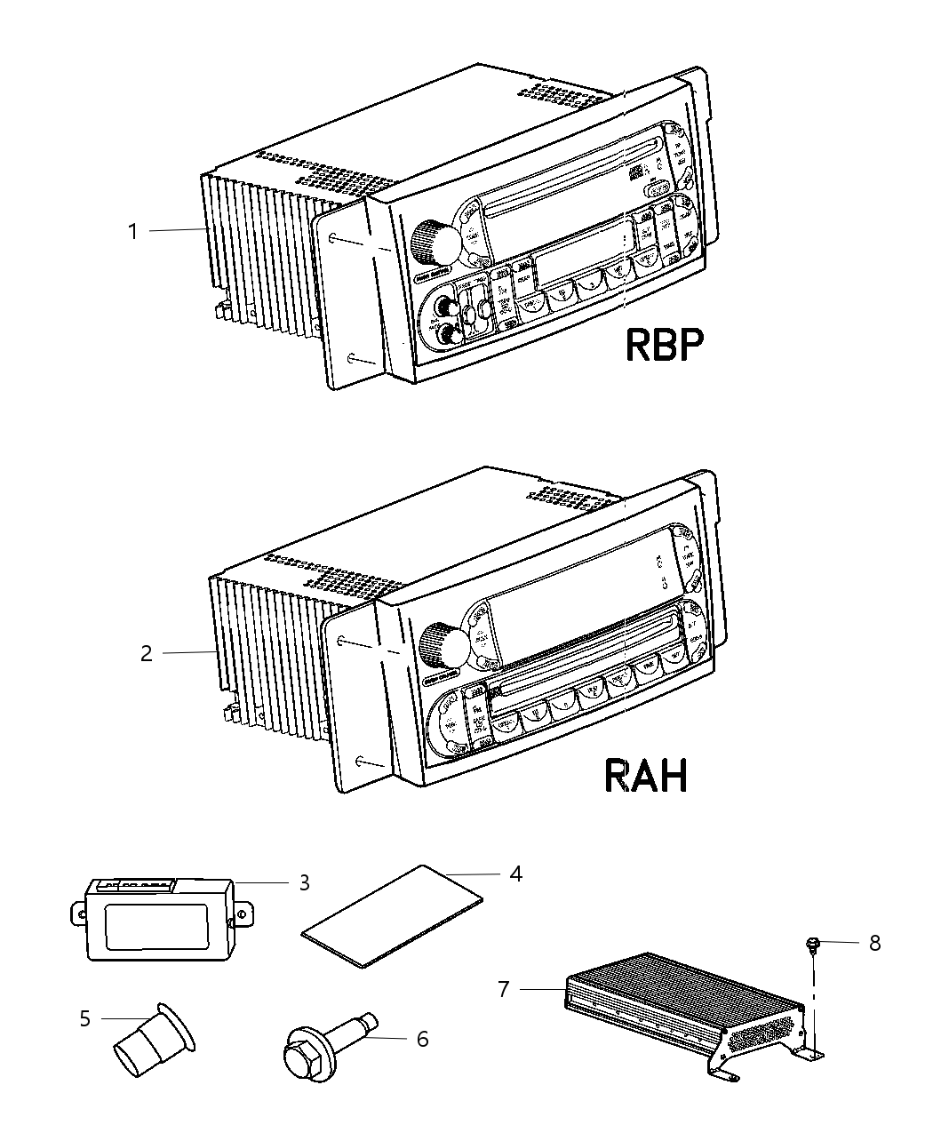 Mopar 4868958AA Cable-Satellite Radio