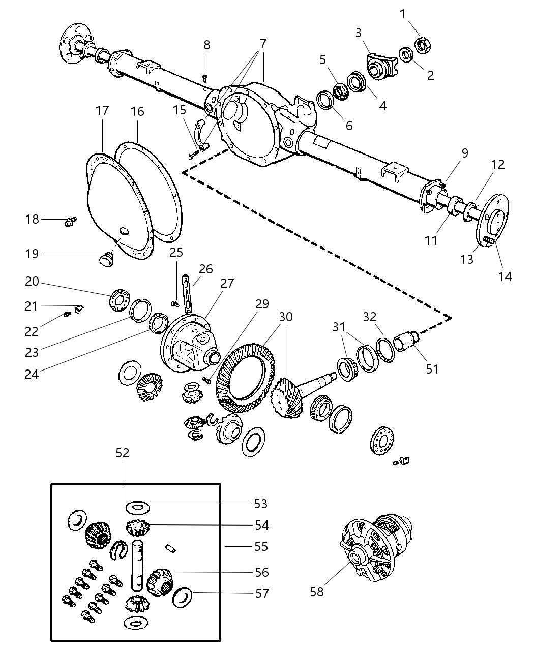 Mopar 5072511AA Housing-Rear Axle