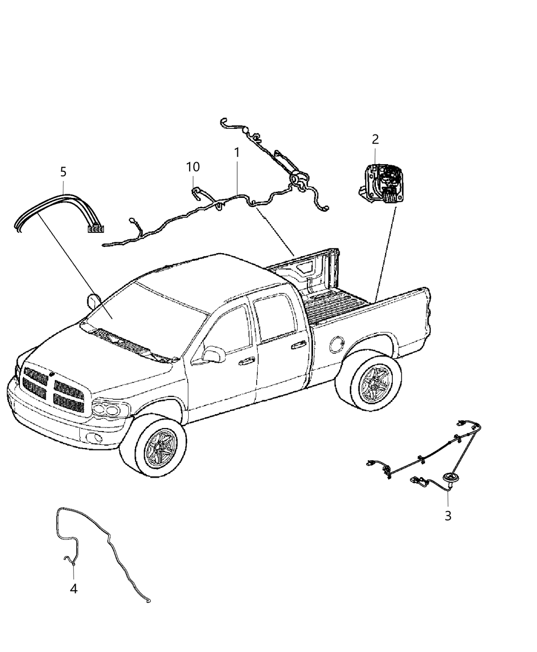 Mopar 68339609AB Wiring-Chassis