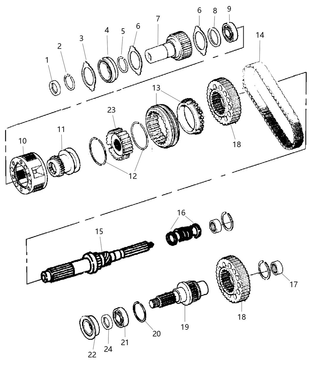 Mopar 68023501AA SPROCKET-Transfer Case