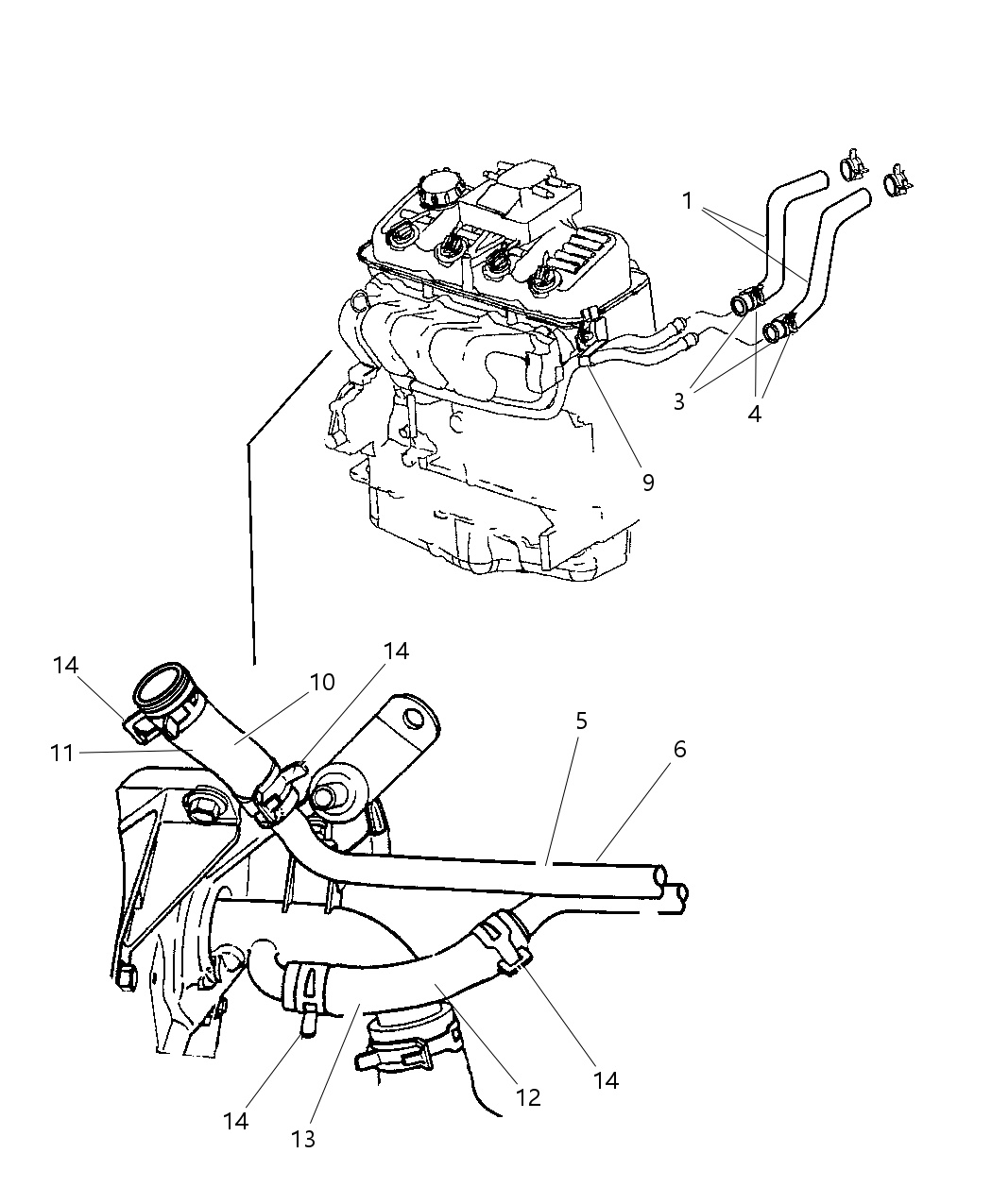 Mopar 4667854 Hose