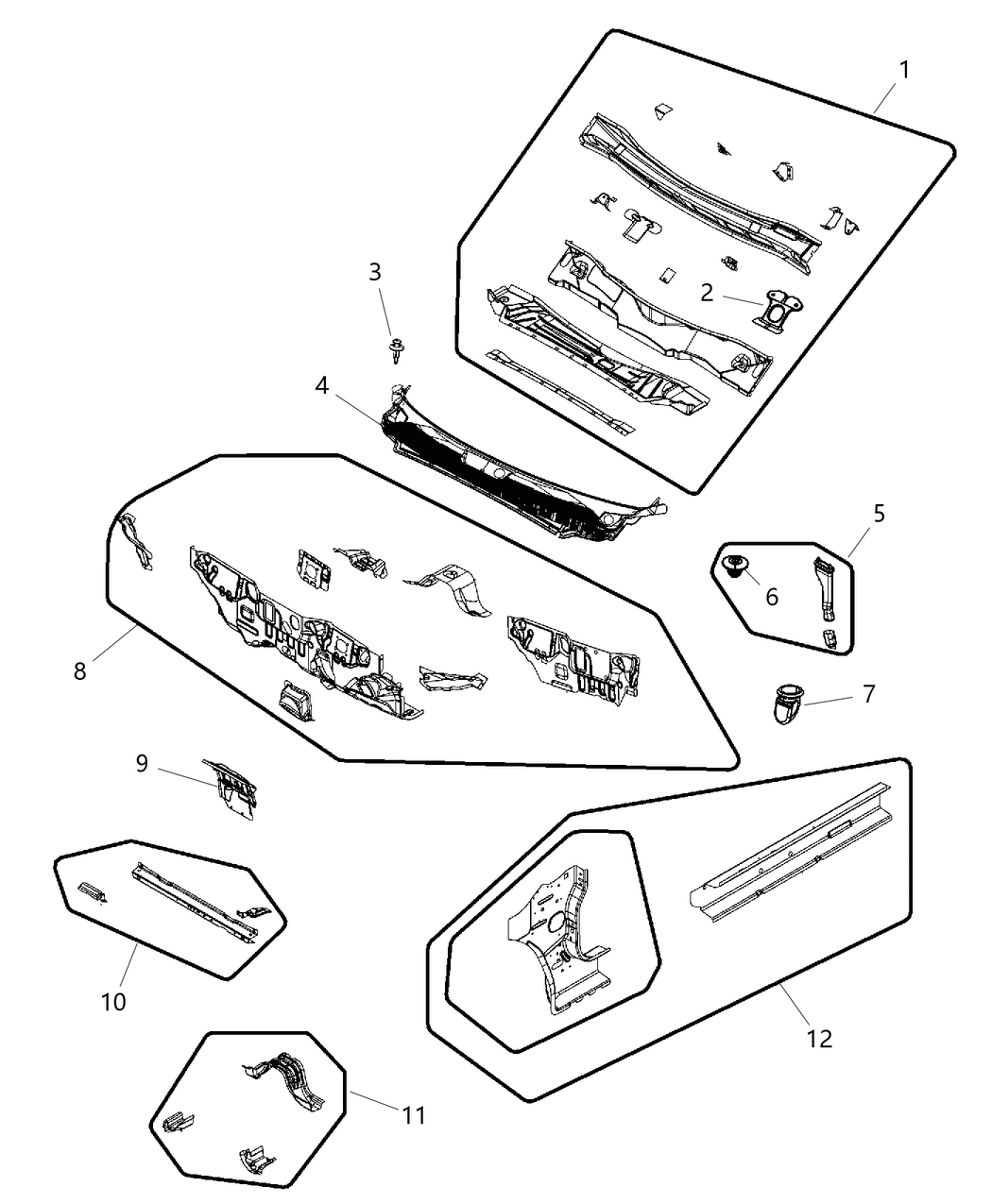 Mopar 6507567AA Rivet