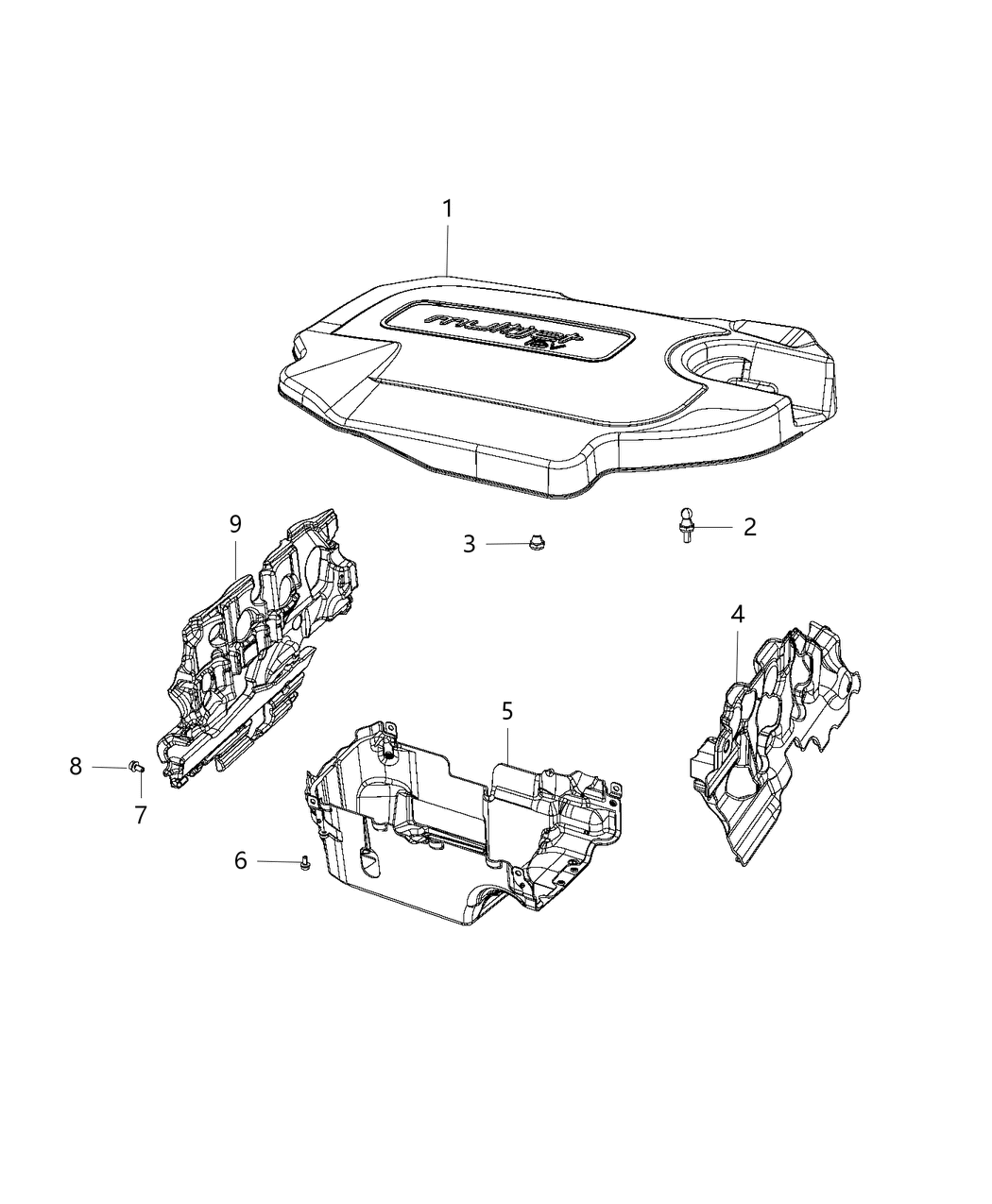 Mopar 5281805AA Bolt-HEXAGON Head