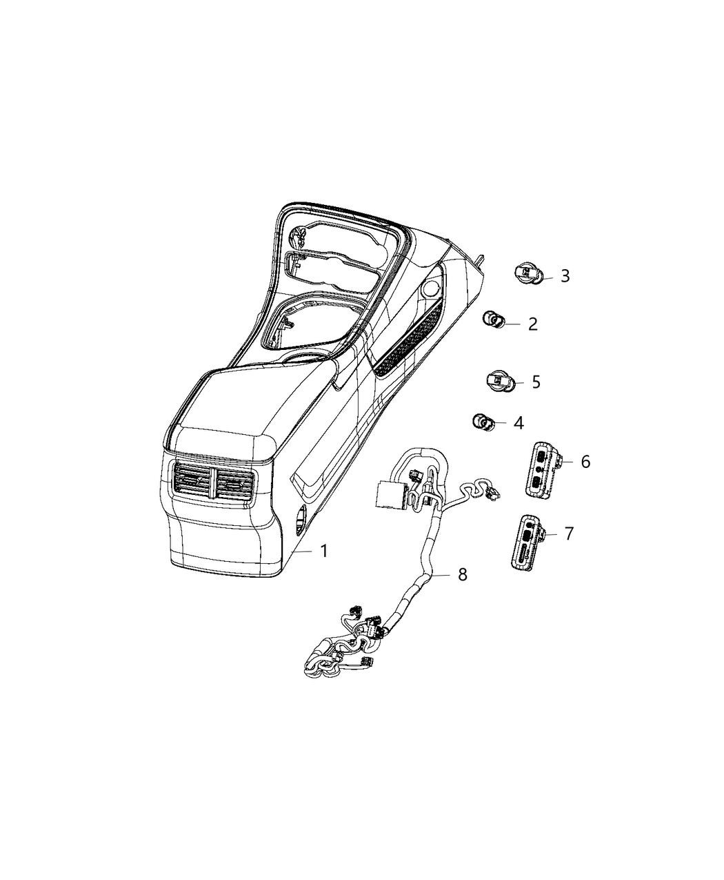 Mopar 68294633AB Connector-Hub