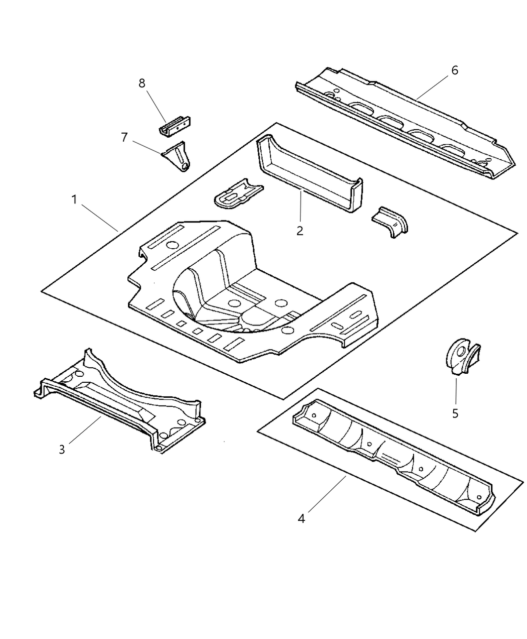 Mopar 4575275 REINFMNT-Belt RETAINER