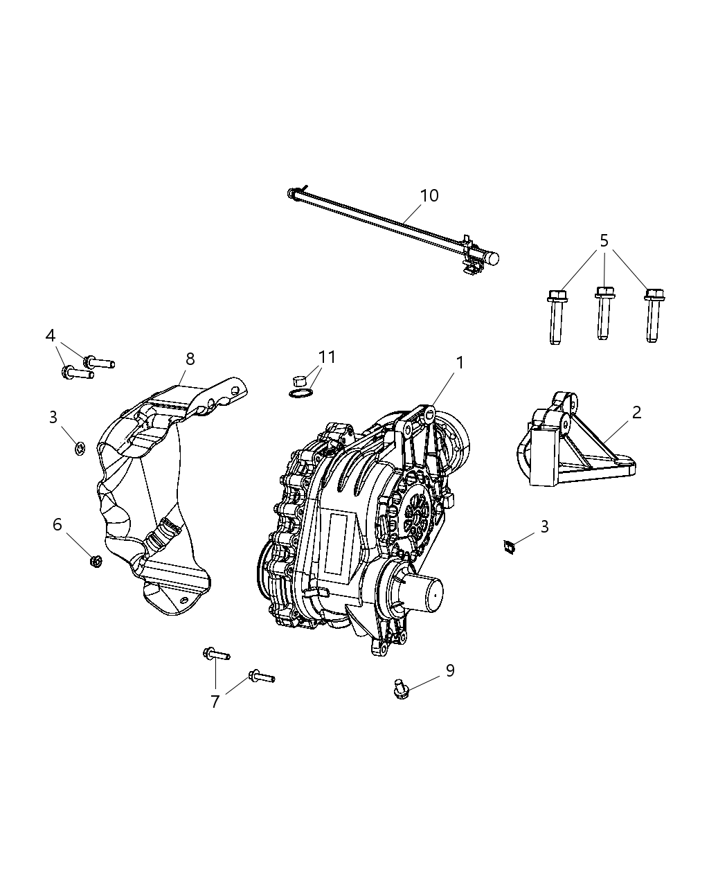 Mopar 68102933AA Hose-Axle Vent