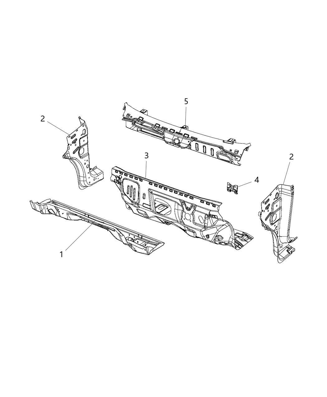 Mopar 68259401AA CROSSMEMBER-Dash