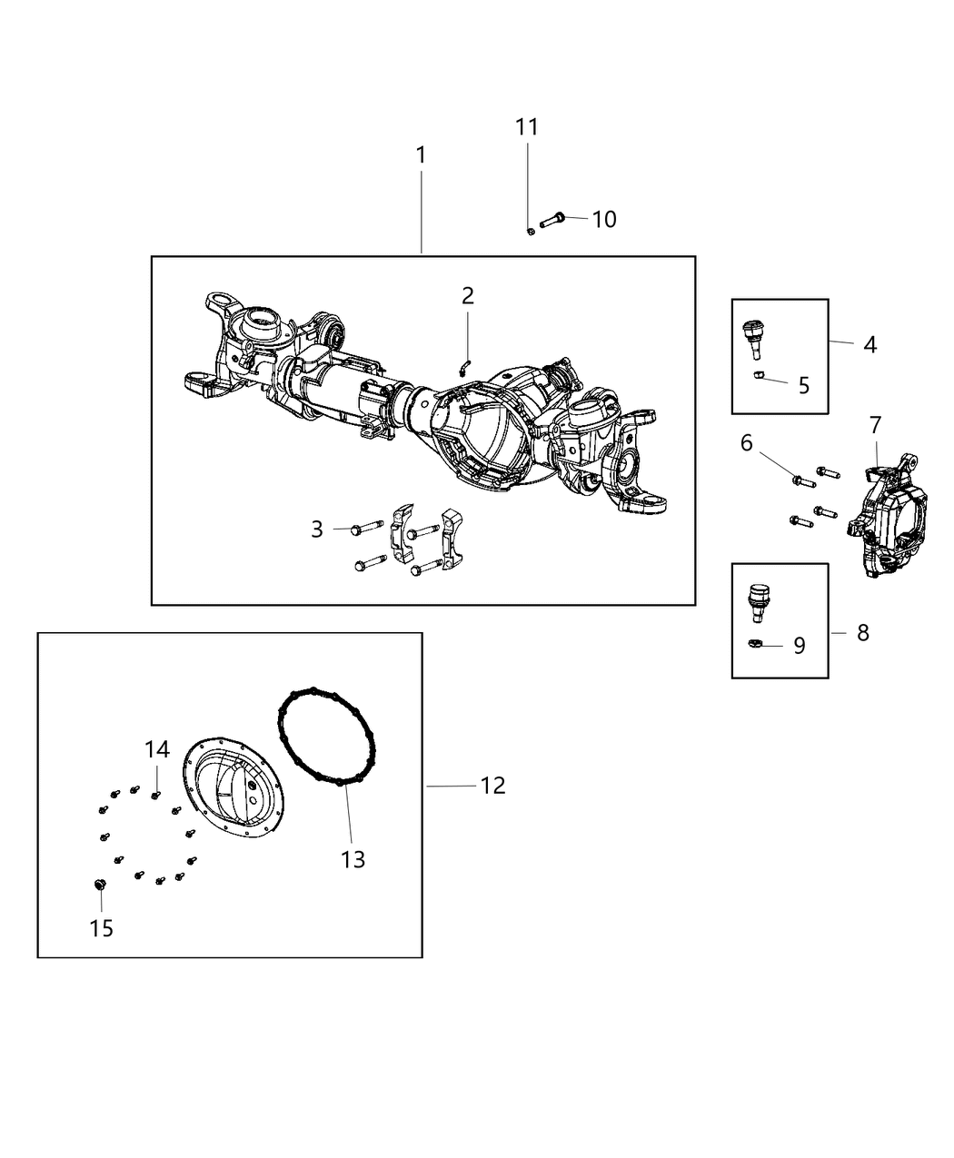 Mopar 68216206AB Differential