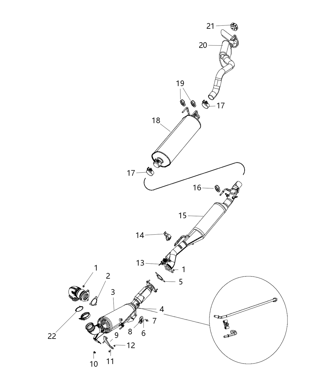 Mopar 68186710AB Converter-Exhaust