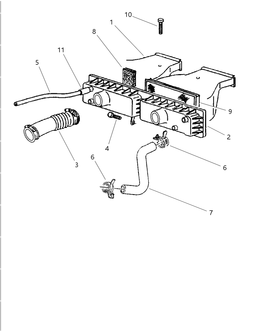 Mopar 5245780AB Housing Air Inlet