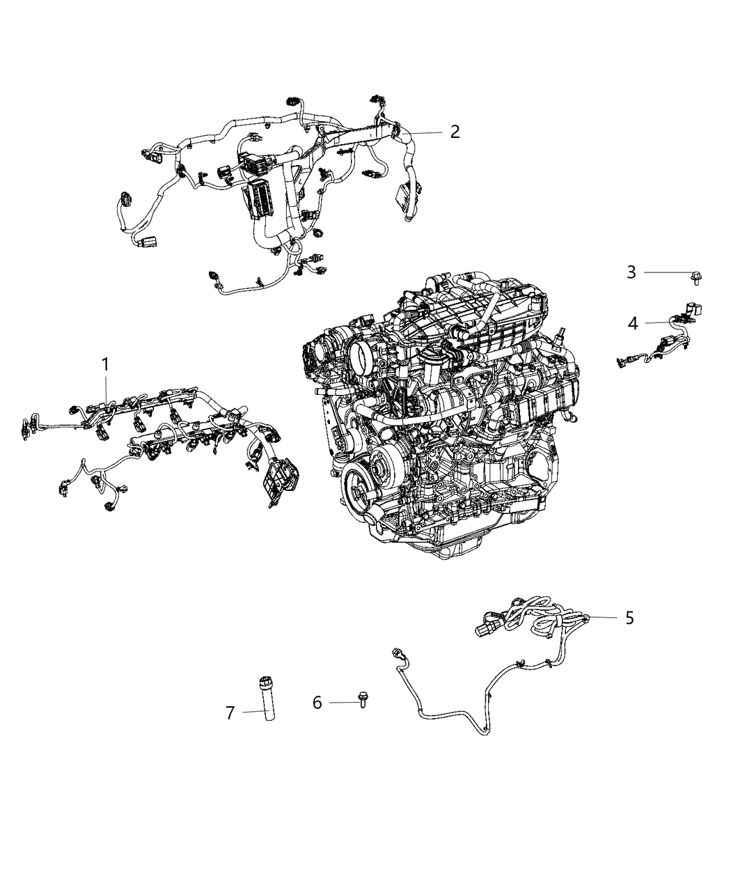 Mopar 68396716AF Wiring-Engine