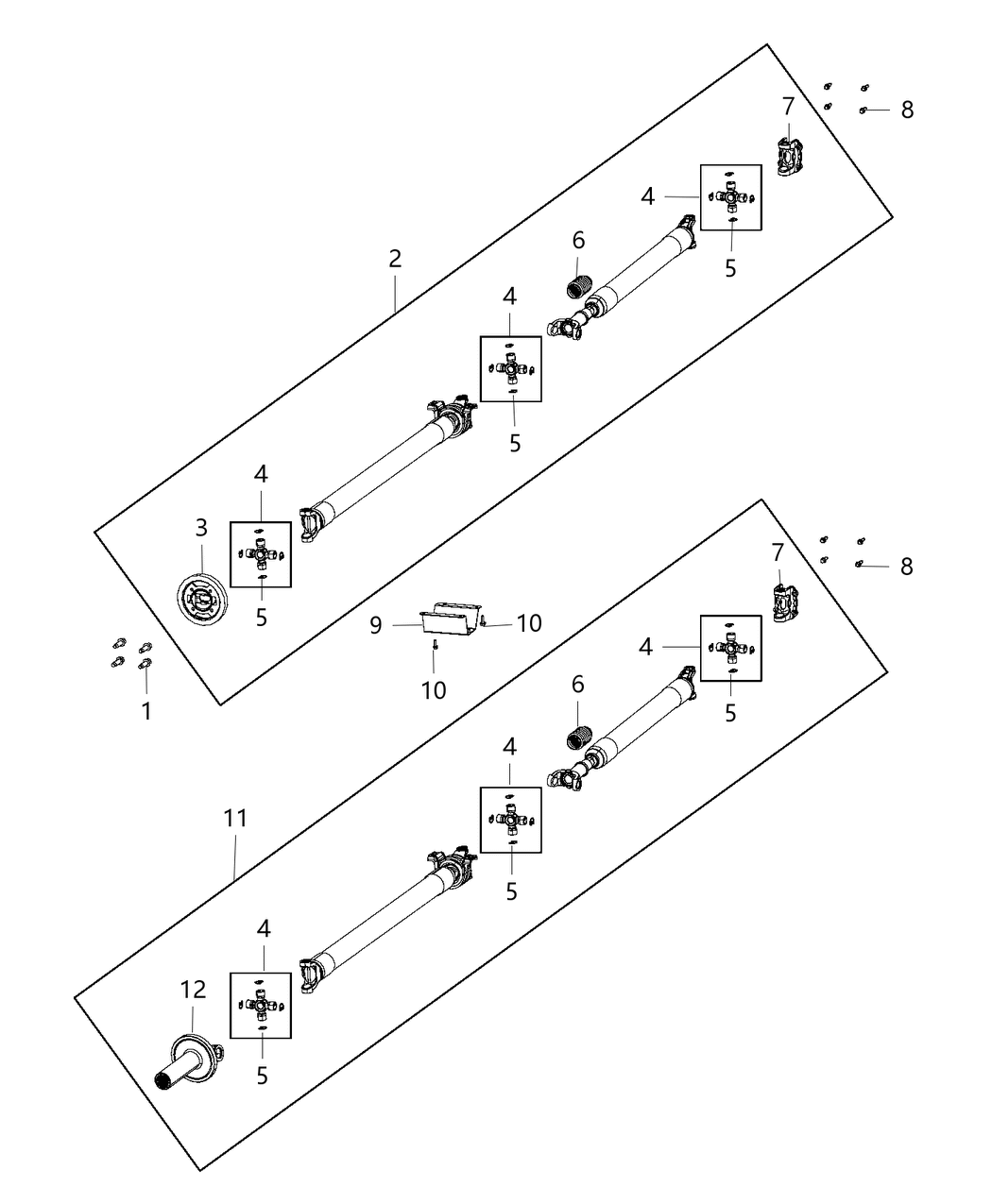 Mopar 5146501AA Rear Drive Shaft