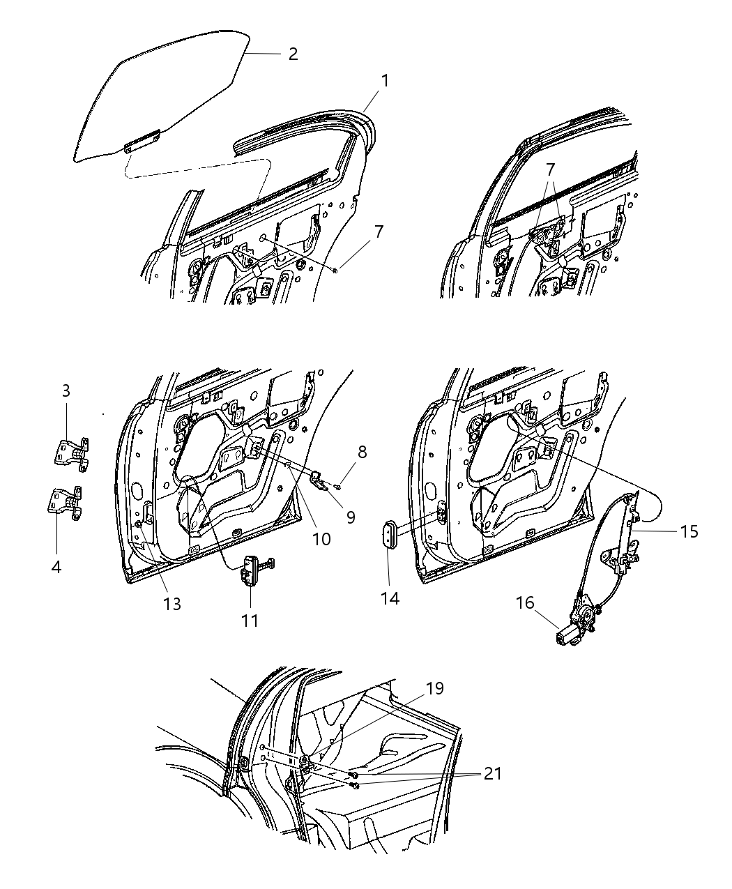 4814546AI Mopar Rear Panel