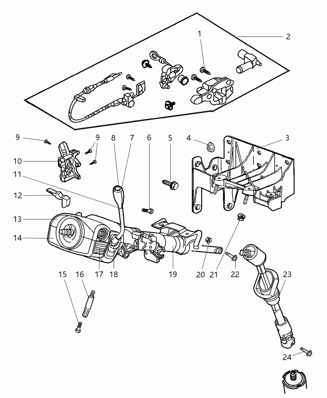 Mopar 5010440AA Bearing-Steering Column Shaft