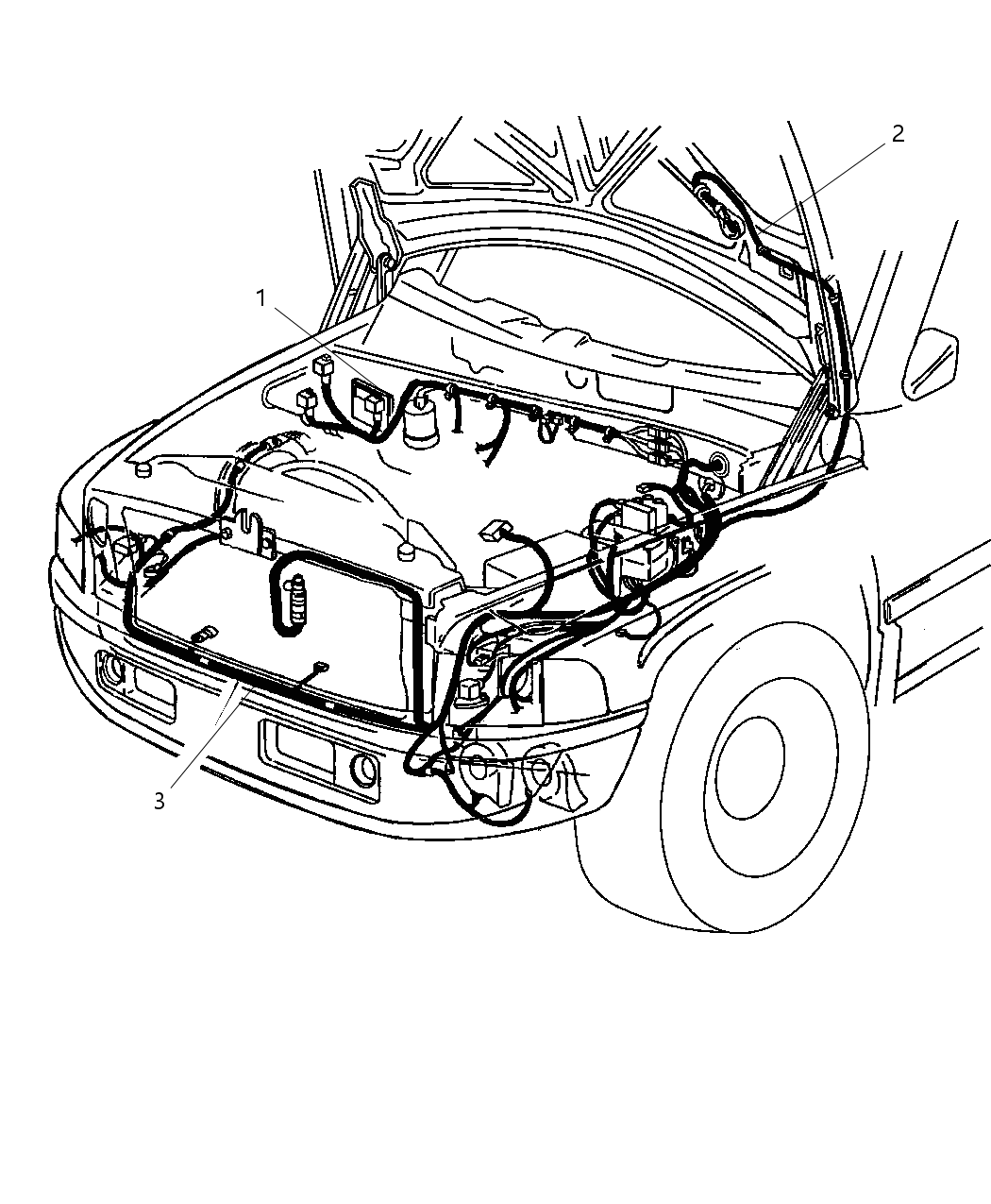 Mopar 56055572AD Wiring-Dash