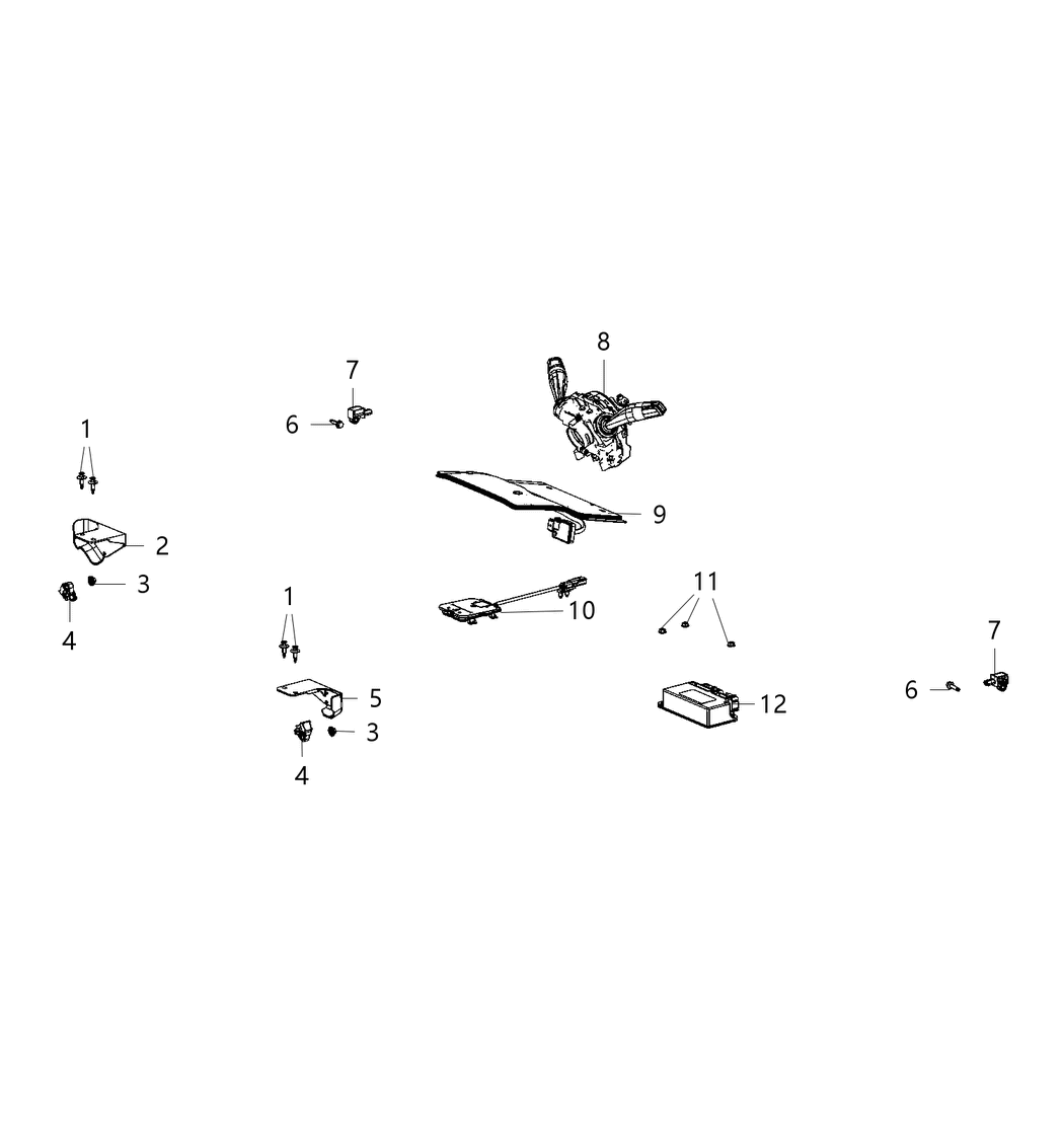 Mopar 68437719AD OCCUPANT Restraint Module