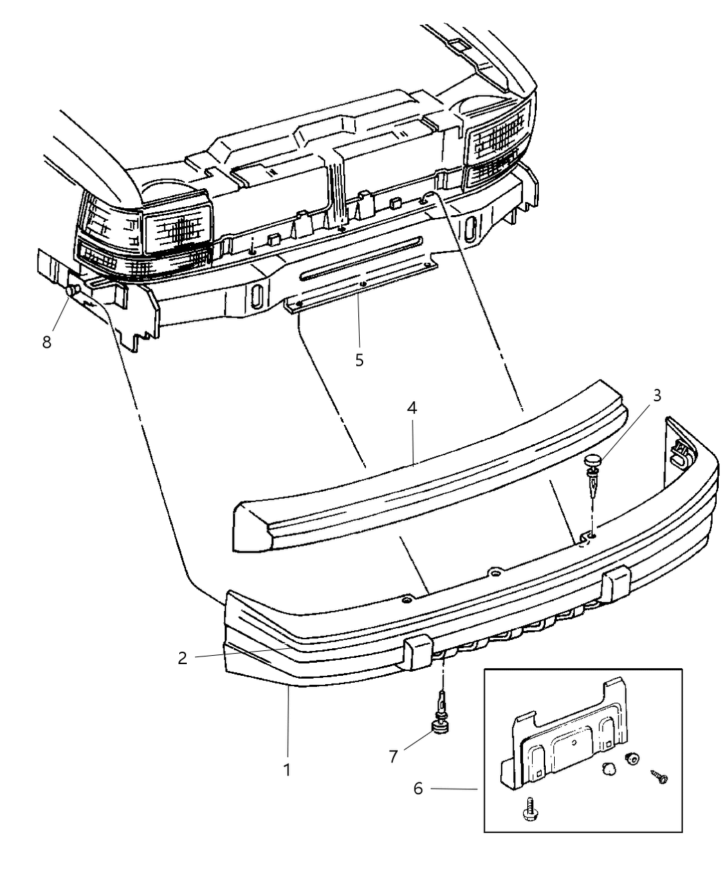 Mopar 5FS87HC3 TAPESTRIP FASCIA