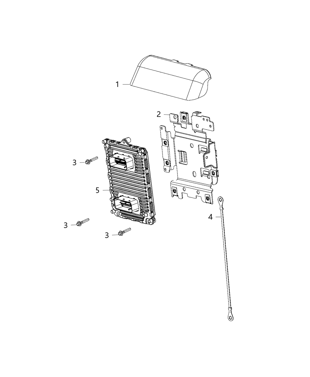 Mopar 68434934AA Engine Controller Module