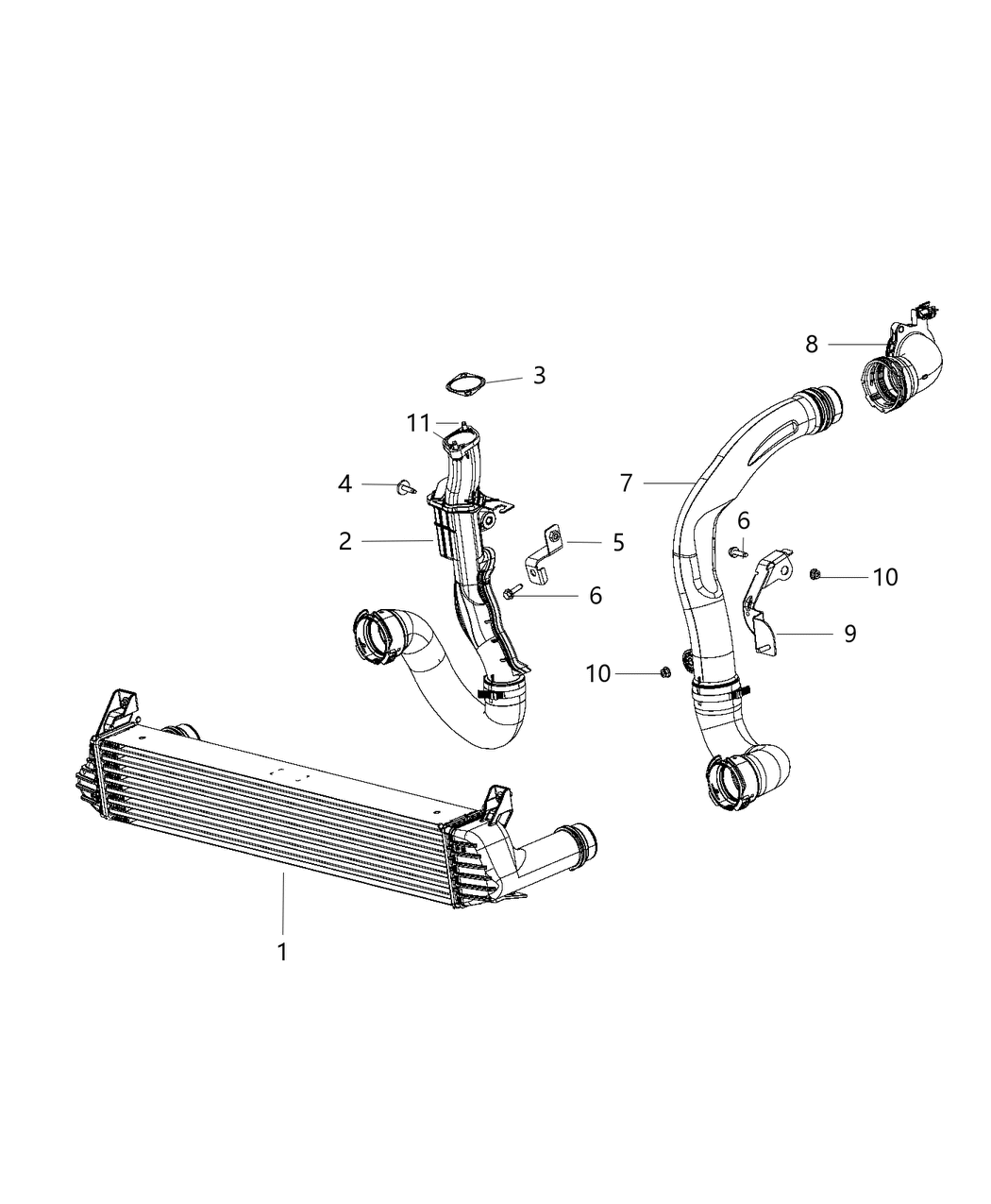 Mopar 68295850AA Gasket-Charge Air Cooler Hose