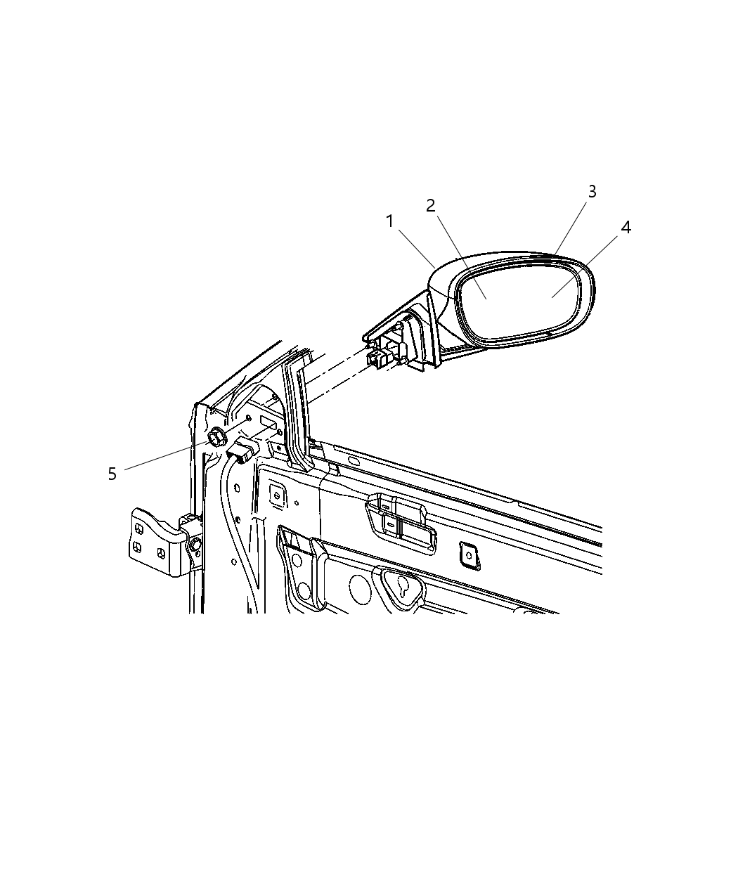 Mopar 5139200AA Glass-Mirror Replacement