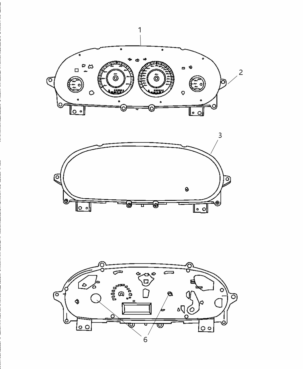 Mopar 5015495AA Cover-Instrument Cluster