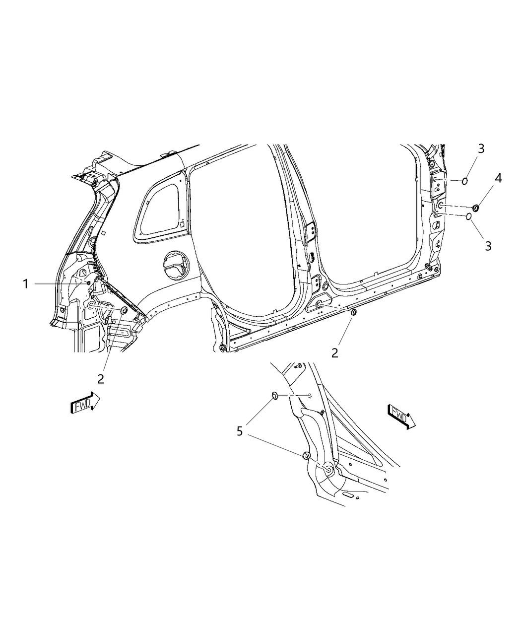 Mopar 68206847AA Plug-Body