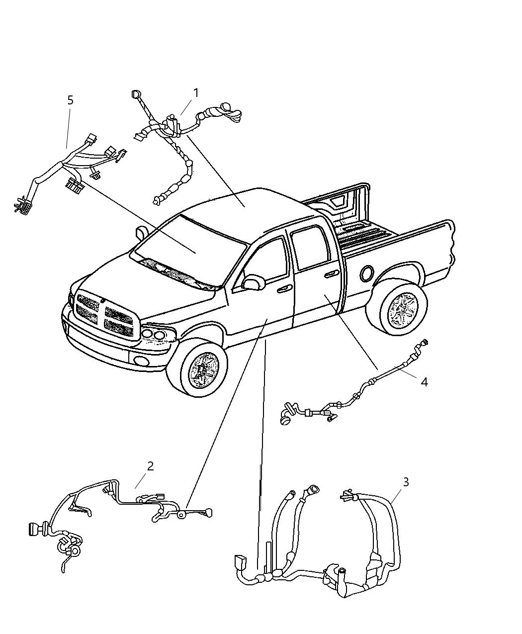 Mopar 56049628AD Wiring-Front Door