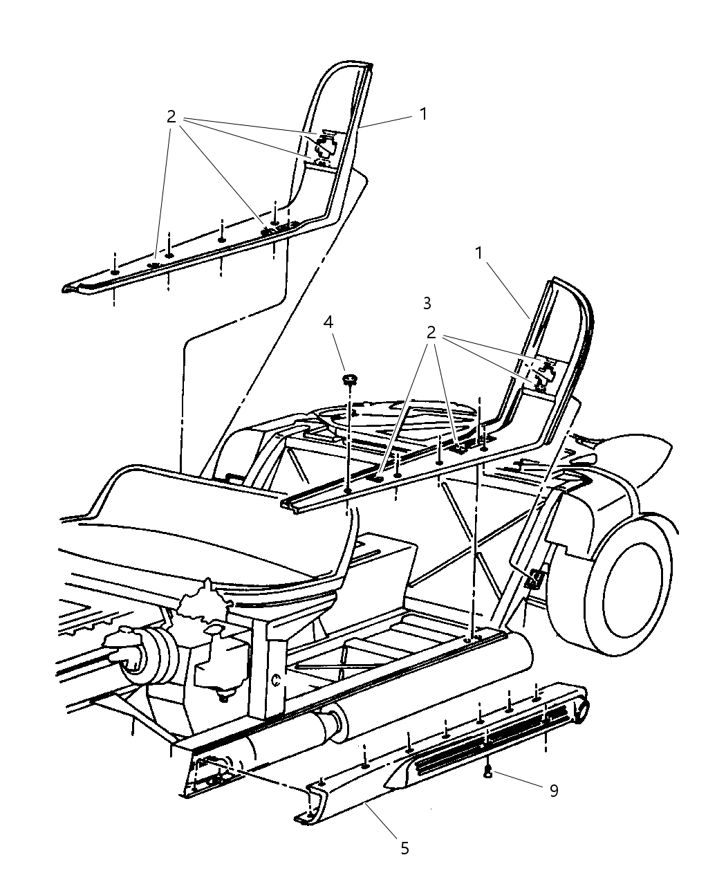 Mopar 4763641AE SILL-SILL