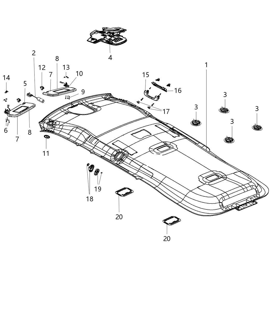 Mopar 5SA96HDAAA Hook-Coat