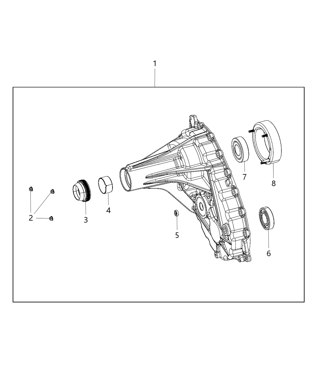 Mopar 68405592AA Case-Rear