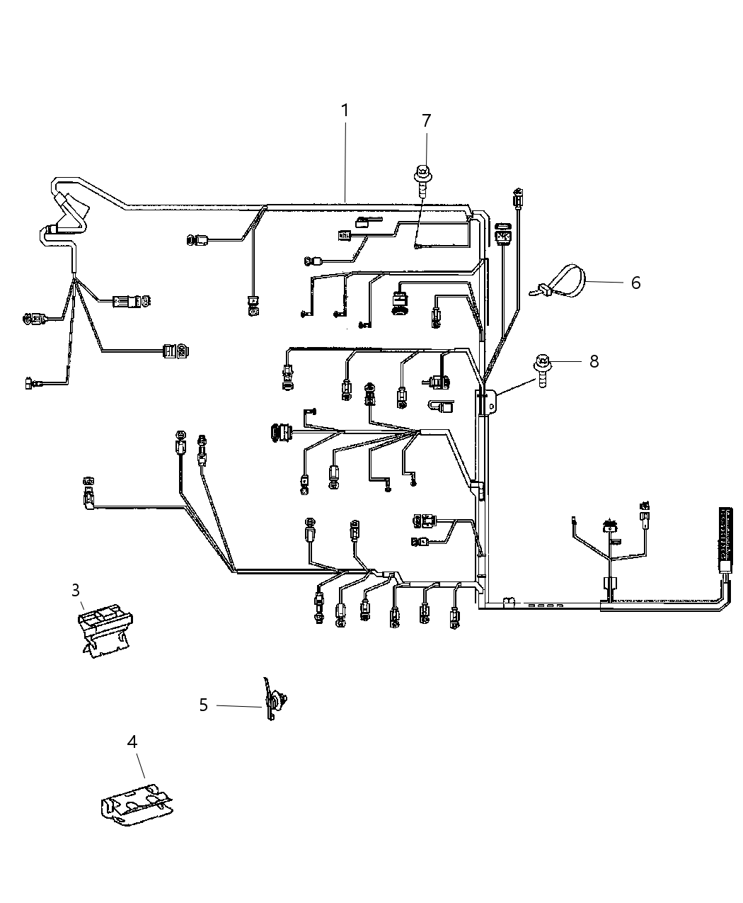 Mopar 68039701AA Wiring-Engine