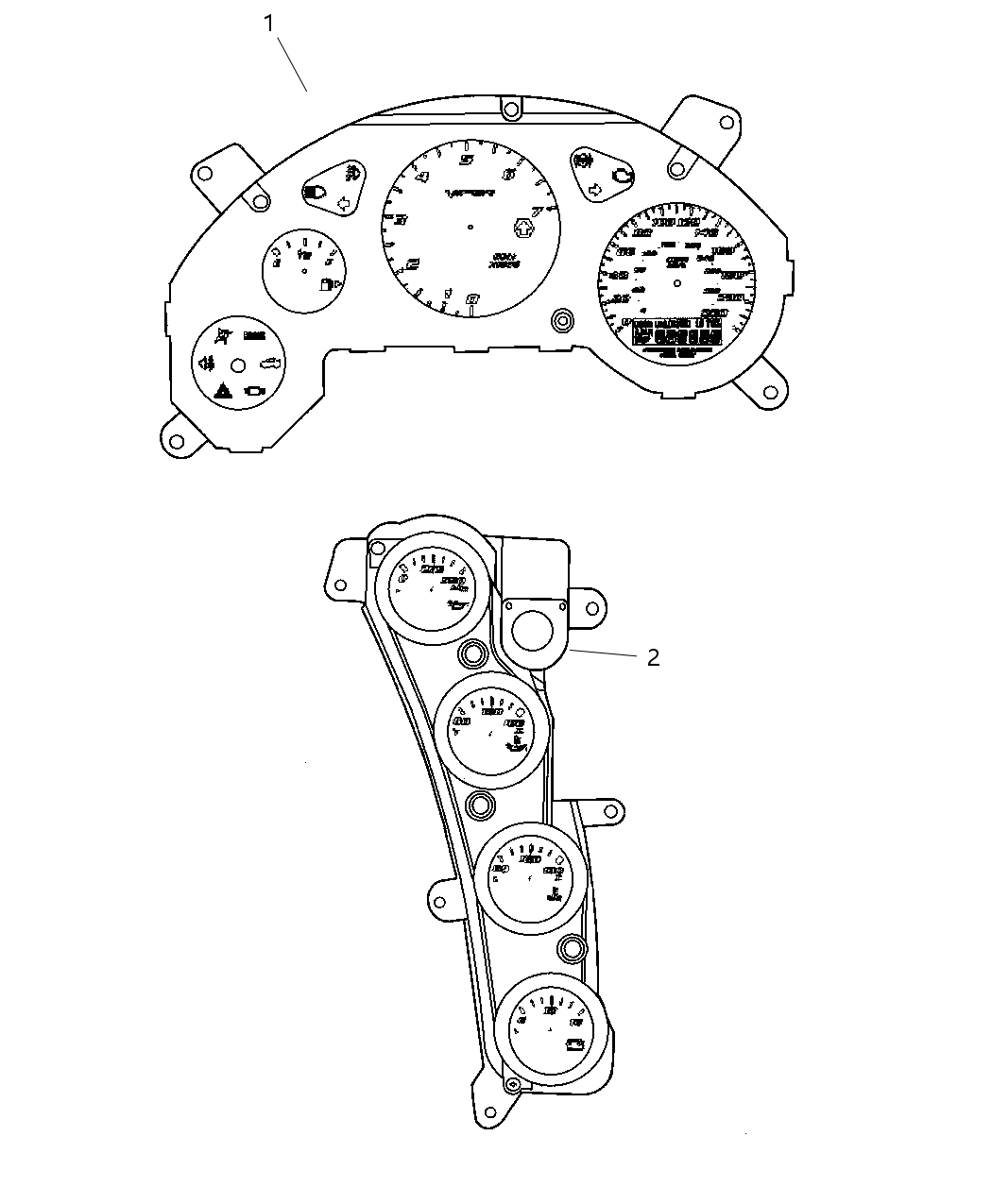 Mopar 5093045AA Lens-Instrument Cluster