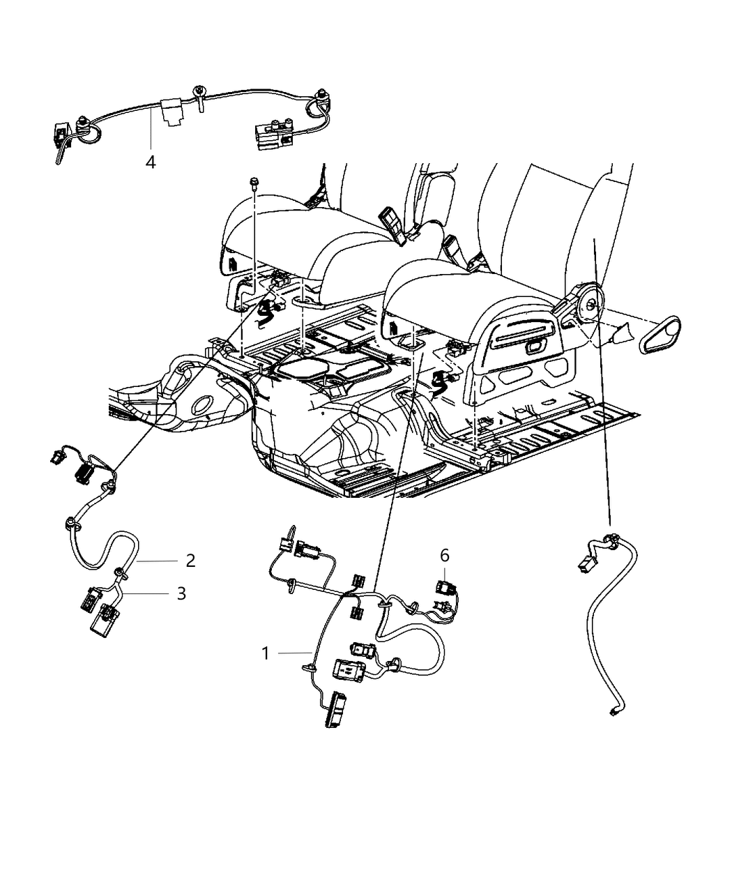 Mopar 68021526AA Wiring-Seat