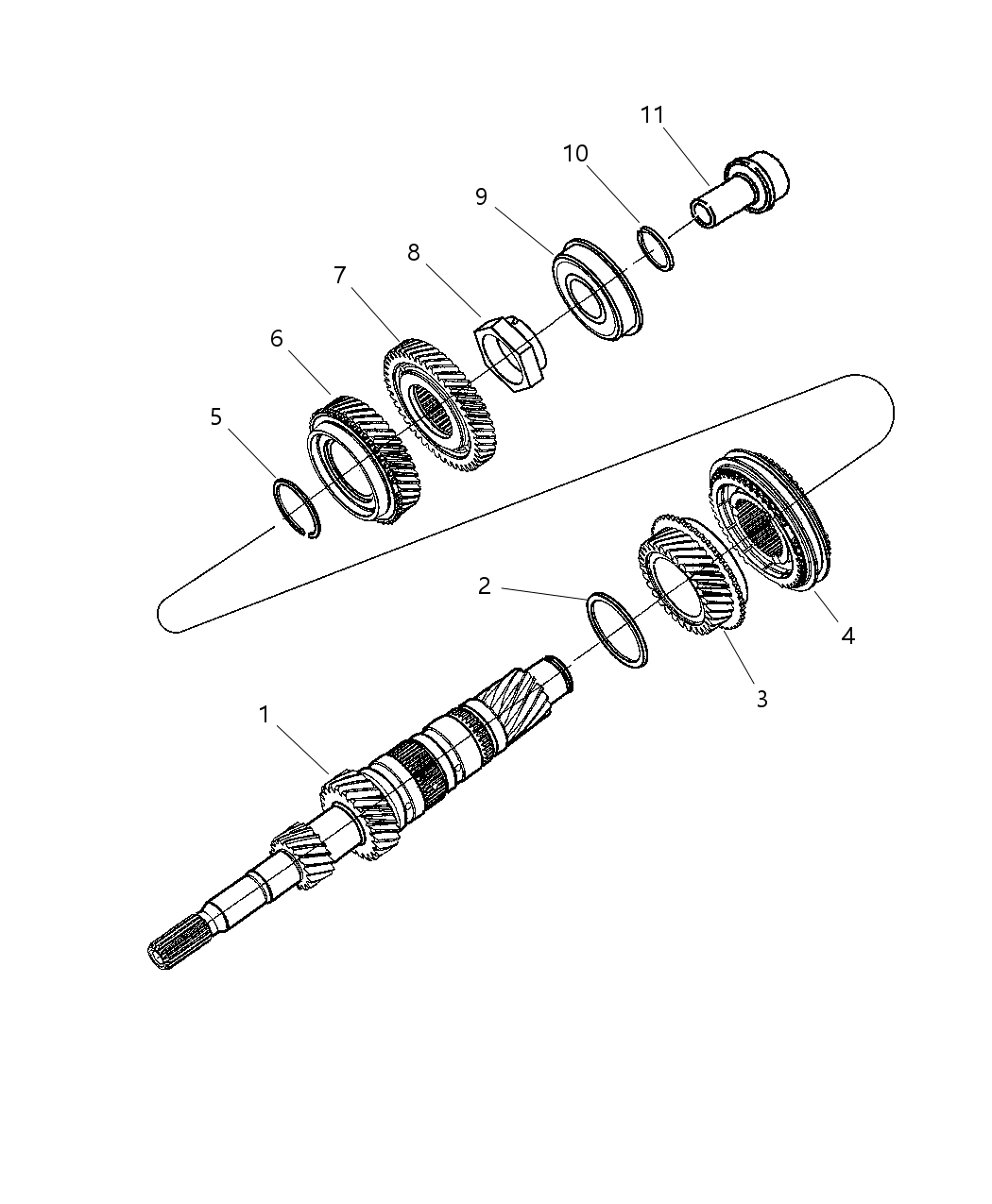 Mopar 5069166AA Gear-Fifth Input