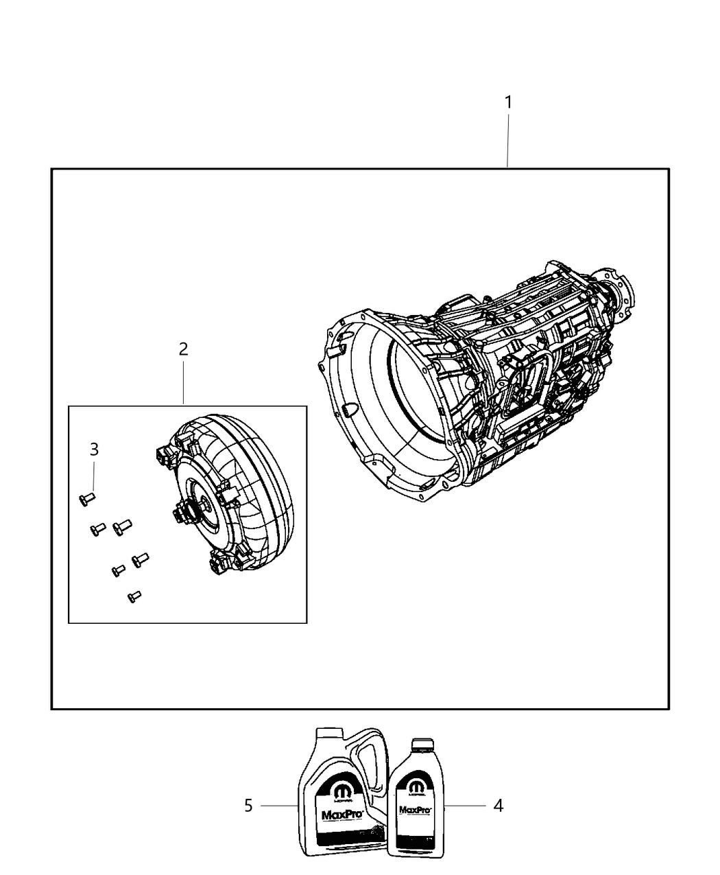 Mopar 68377319AA Seal Pkg-Transmission