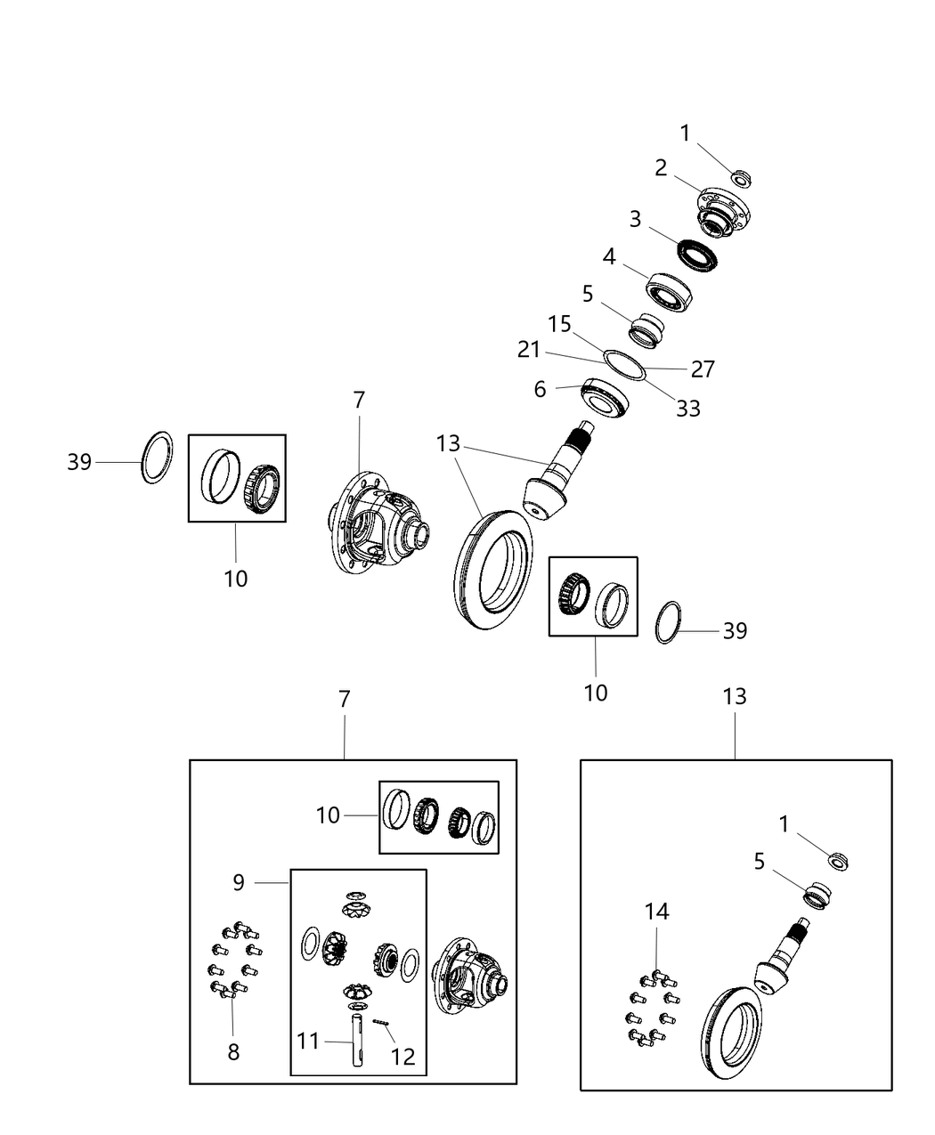 Mopar 68388814AA Bearing-Drive Pinion