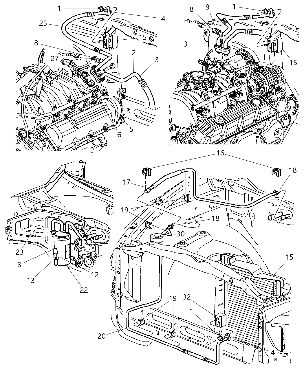 Mopar 55056541AA Line-A/C Liquid