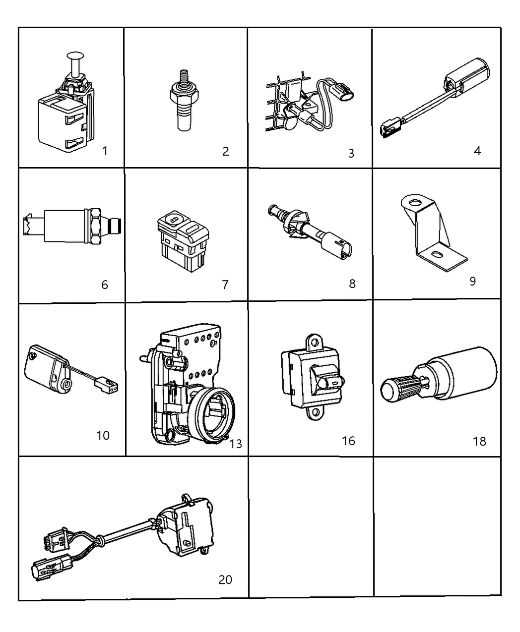 Mopar 4848150 Switch-Door Handle