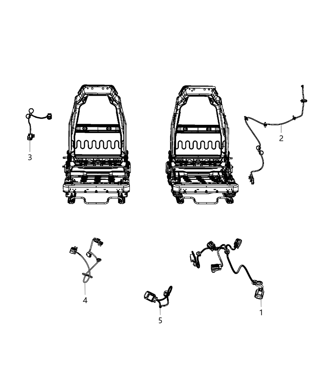 Mopar 68200093AA Bracket-Wire Harness