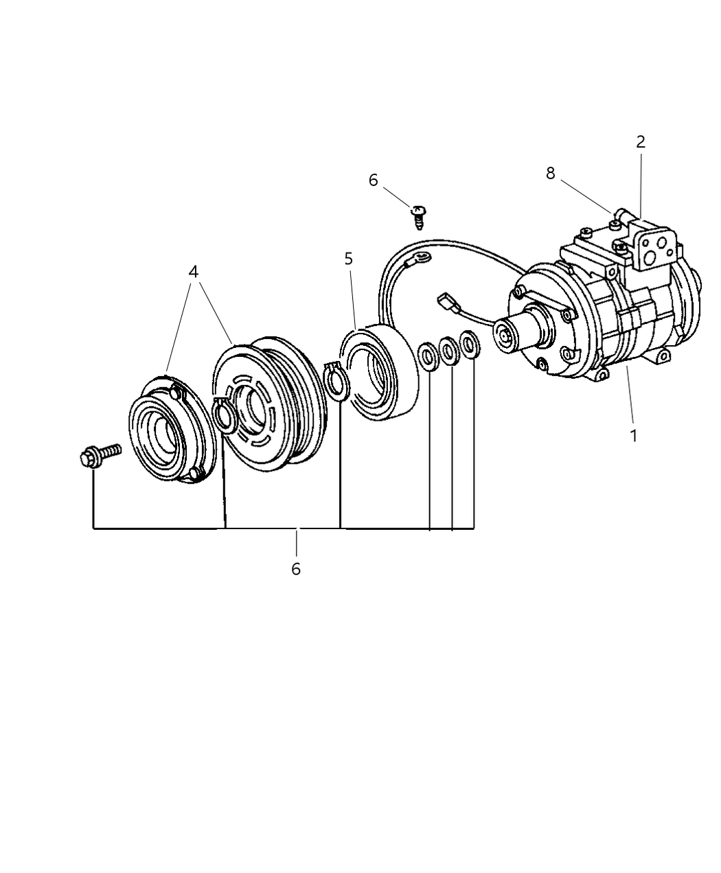 Mopar 55116190 Compressor