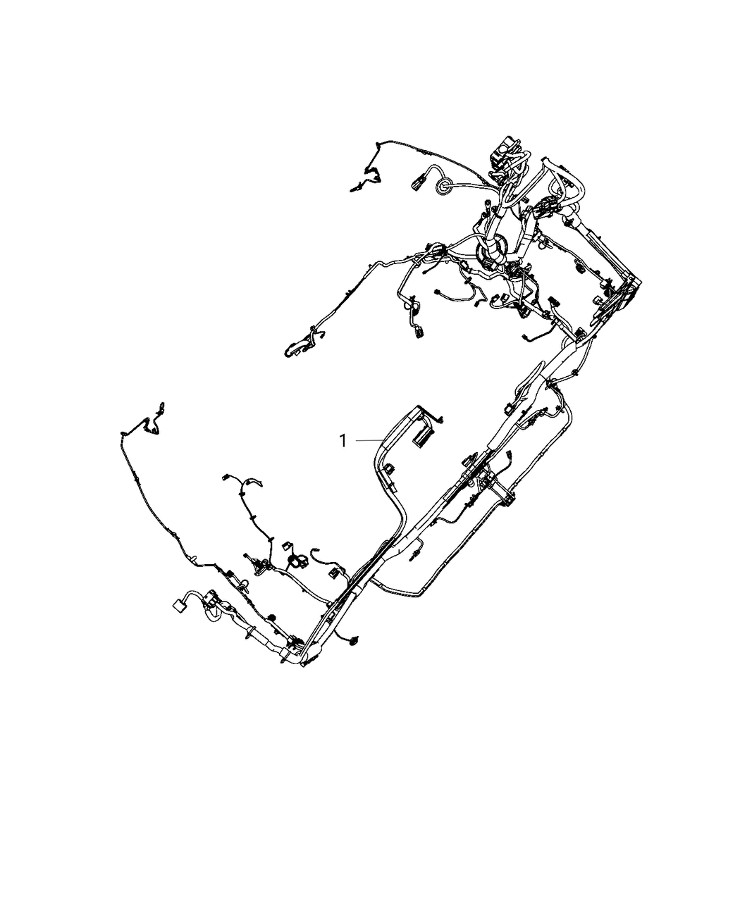 Mopar 68369015AB Wiring-Body Left