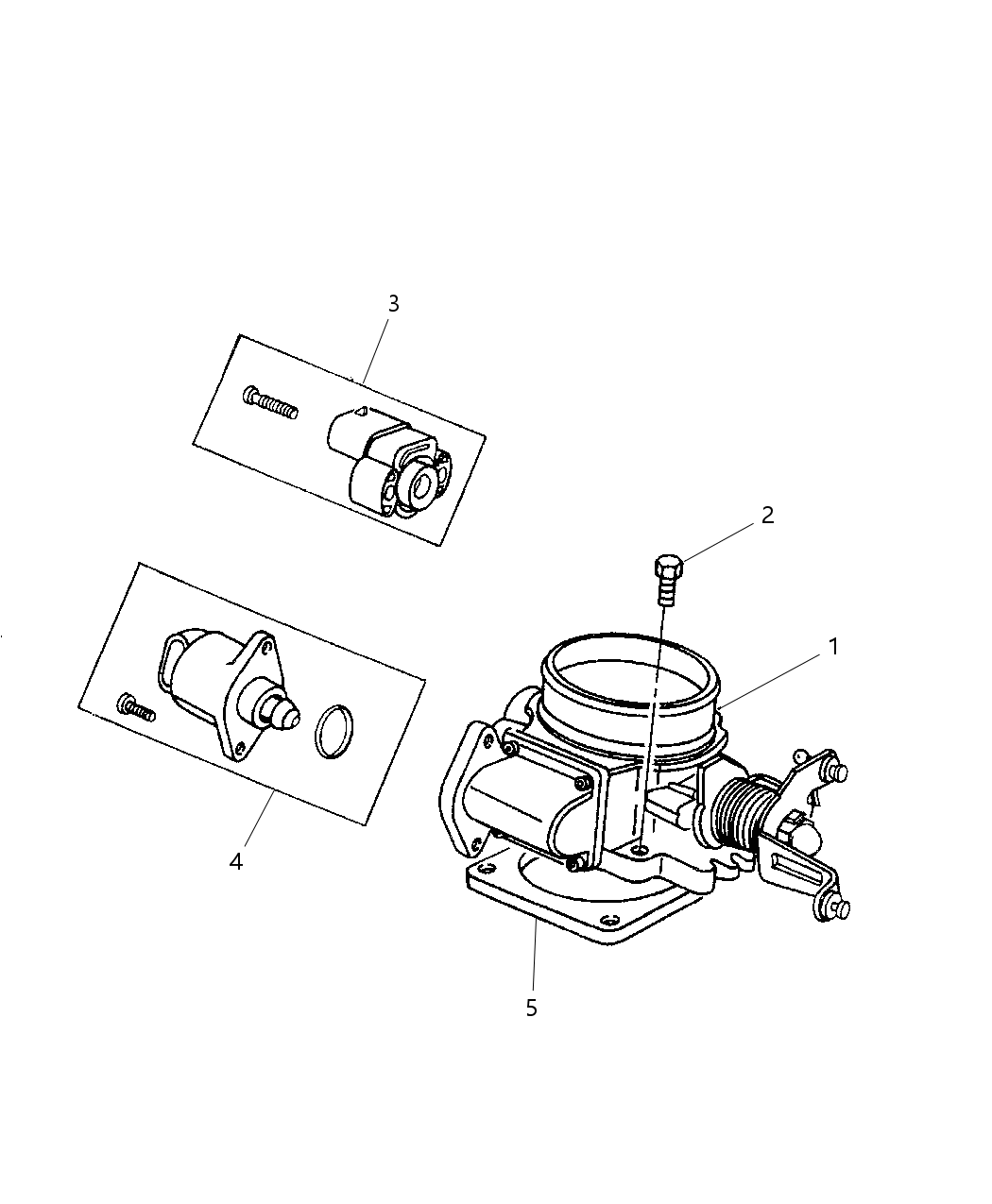 Mopar 4856107 Throttle Body