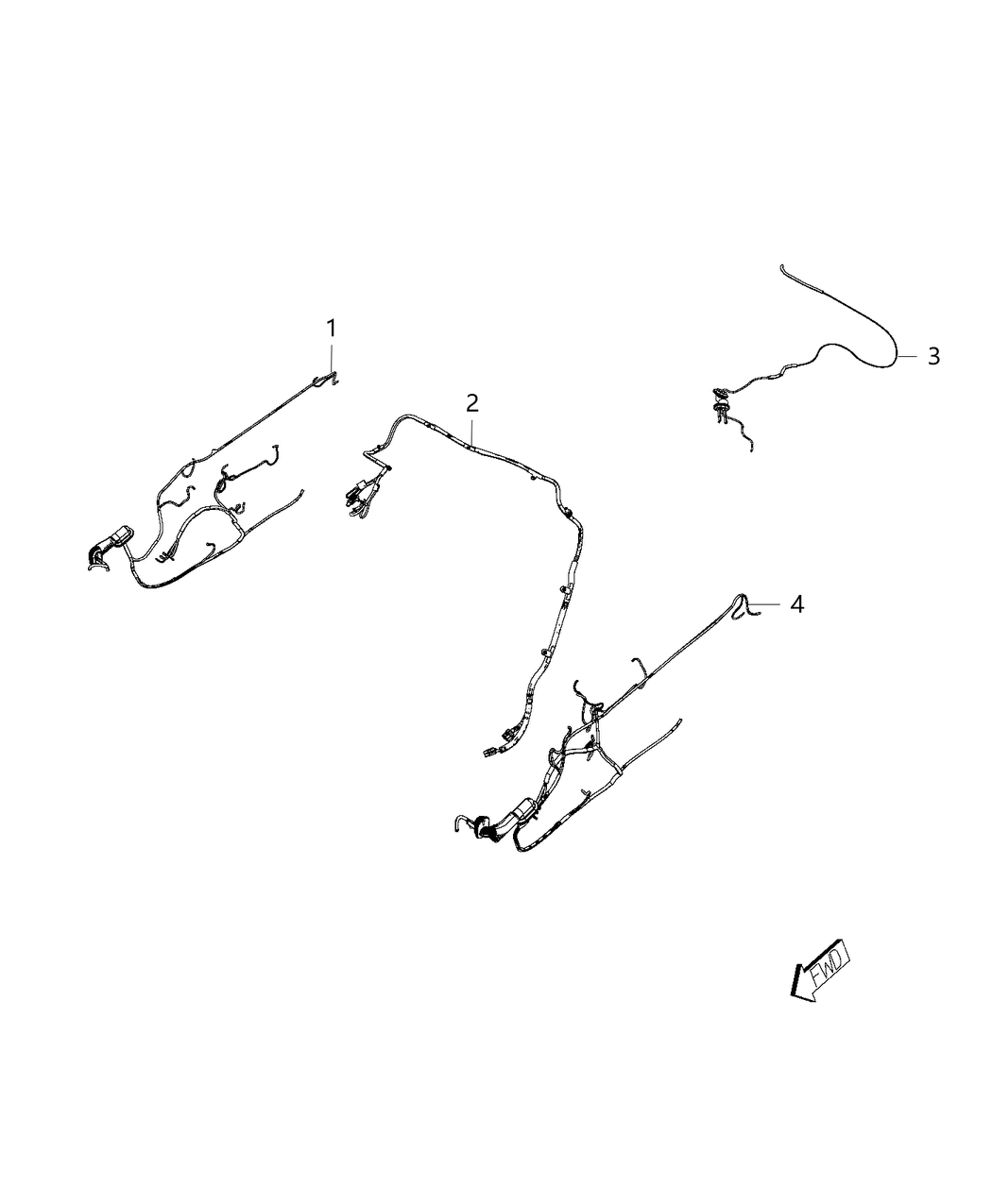 Mopar 5035454AA Wiring-Courtesy Lamp