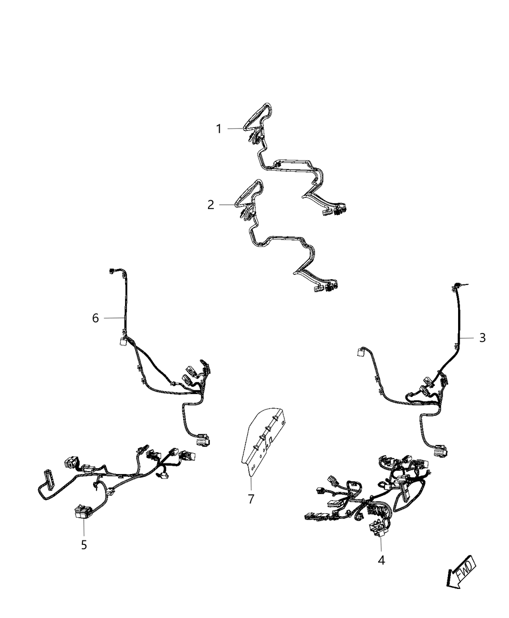 Mopar 68195885AA Bracket-Wiring